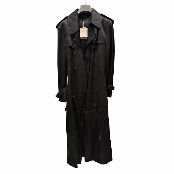 Tom Ford Leather Undercollar Trench Coat - Picture 2 of 9